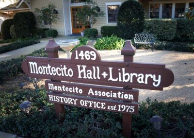 Montecito Library Sign